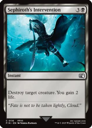 Sephiroth's Intervention (FIN-116) - FINAL FANTASY - Premium MTG Single from Wizards of the Coast - Just $0.09! Shop now at Game Crave Tournament Store