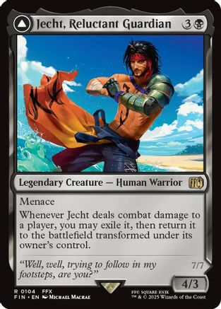 Jecht, Reluctant Guardian (FIN-104) - FINAL FANTASY - Premium MTG Single from Wizards of the Coast - Just $0.08! Shop now at Game Crave Tournament Store
