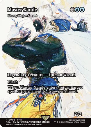 Master Xande - Venser, Shaper Savant (Showcase) (FCA-006) - FINAL FANTASY: Through the Ages Foil - Premium MTG Single from Wizards of the Coast - Just $3.48! Shop now at Game Crave Tournament Store