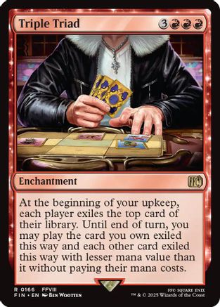 Triple Triad (FIN-166) - FINAL FANTASY Foil - Premium MTG Single from Wizards of the Coast - Just $0.24! Shop now at Game Crave Tournament Store