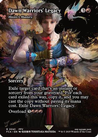 Dawn Warriors' Legacy - Mizzix's Mastery (Showcase) (FCA-041) - FINAL FANTASY: Through the Ages - Premium MTG Single from Wizards of the Coast - Just $0.32! Shop now at Game Crave Tournament Store
