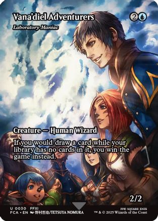 Vana'diel Adventurers - Laboratory Maniac (Showcase) (FCA-030) - FINAL FANTASY: Through the Ages Foil - Premium MTG Single from Wizards of the Coast - Just $0.26! Shop now at Game Crave Tournament Store