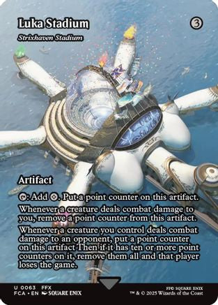 Luka Stadium - Strixhaven Stadium (Showcase) (FCA-063) - FINAL FANTASY: Through the Ages Foil - Premium MTG Single from Wizards of the Coast - Just $0.17! Shop now at Game Crave Tournament Store