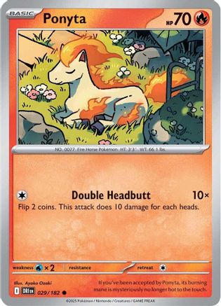 Ponyta 29 - SV10 Destined Rivals