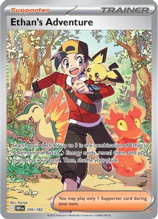 Ethan's Adventure - 236/182 236 - SV10 Destined Rivals Holofoil