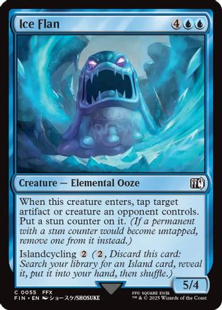 Ice Flan (FIN-055) - FINAL FANTASY - Premium MTG Single from Wizards of the Coast - Just $0.09! Shop now at Game Crave Tournament Store