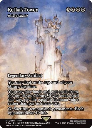Kefka's Tower - Bolas's Citadel (Showcase) (FCA-007) - FINAL FANTASY: Through the Ages - Premium MTG Single from Wizards of the Coast - Just $3.79! Shop now at Game Crave Tournament Store