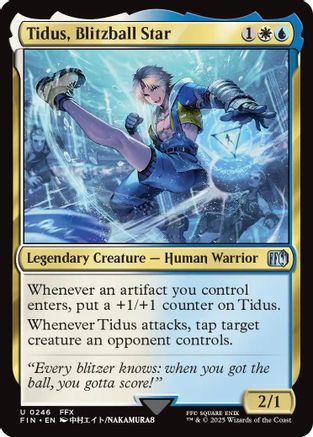 Tidus, Blitzball Star (FIN-246) - FINAL FANTASY Foil - Premium MTG Single from Wizards of the Coast - Just $0.08! Shop now at Game Crave Tournament Store