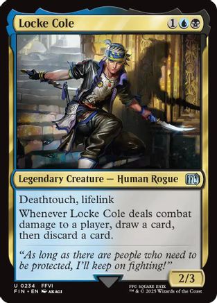 Locke Cole (FIN-234) - FINAL FANTASY - Premium MTG Single from Wizards of the Coast - Just $0.08! Shop now at Game Crave Tournament Store