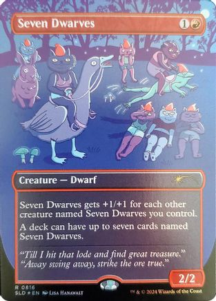 Seven Dwarves (0816) (SLD-816) - Secret Lair Drop Series Foil - Premium MTG Single from Wizards of the Coast - Just $0! Shop now at Game Crave Tournament Store