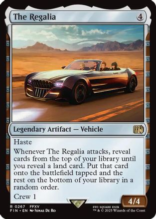 The Regalia (FIN-267) - FINAL FANTASY Foil - Premium MTG Single from Wizards of the Coast - Just $0.59! Shop now at Game Crave Tournament Store