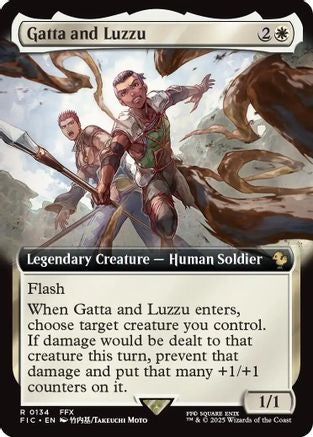 Gatta and Luzzu (Extended Art) (FIC-134) - Commander: FINAL FANTASY - Premium MTG Single from Wizards of the Coast - Just $0.18! Shop now at Game Crave Tournament Store