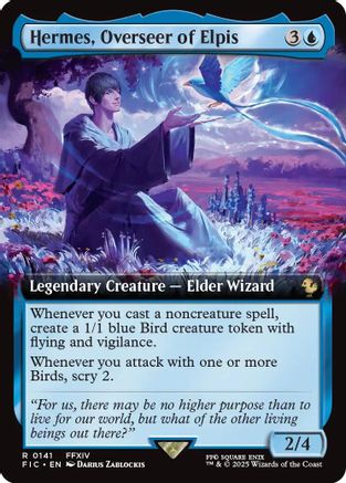 Hermes, Overseer of Elpis (Extended Art) (FIC-141) - Commander: FINAL FANTASY - Premium MTG Single from Wizards of the Coast - Just $0.47! Shop now at Game Crave Tournament Store