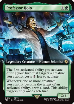 Professor Hojo (Extended Art) (FIC-161) - Commander: FINAL FANTASY - Premium MTG Single from Wizards of the Coast - Just $0.29! Shop now at Game Crave Tournament Store