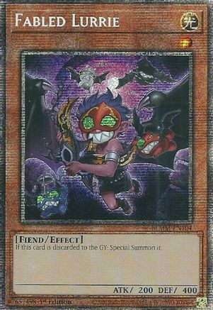 Fabled Lurrie (Starlight Rare) (BLMM-EN104) - Battles of Legend: Monster Mayhem 1st Edition