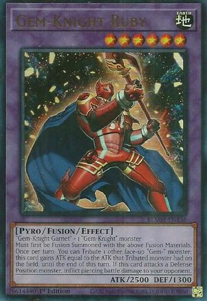 Gem-Knight Ruby (BLMM-EN136) - Battles of Legend: Monster Mayhem 1st Edition
