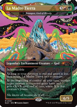 La Madre Tierra - Xenagos, God of Revels (SLD-2061) - Secret Lair Drop Series - Premium MTG Single from Wizards of the Coast - Just $3.97! Shop now at Game Crave Tournament Store