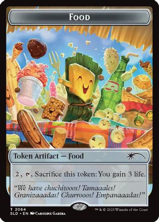 Food Token (2064) (SLD-2064) - Secret Lair Drop Series - Premium MTG Single from Wizards of the Coast - Just $2.40! Shop now at Game Crave Tournament Store