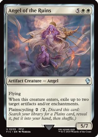 Angel of the Ruins (Surge Foil) (FIC-229) - Commander: FINAL FANTASY Foil - Premium MTG Single from Wizards of the Coast - Just $0.41! Shop now at Game Crave Tournament Store