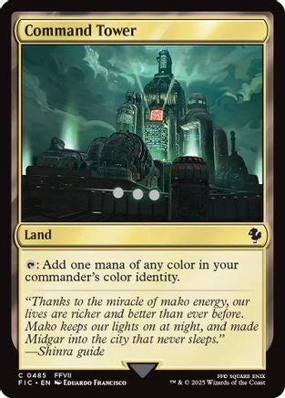 Command Tower (0485) (Surge Foil) (FIC-485) - Commander: FINAL FANTASY Foil - Premium MTG Single from Wizards of the Coast - Just $1.46! Shop now at Game Crave Tournament Store