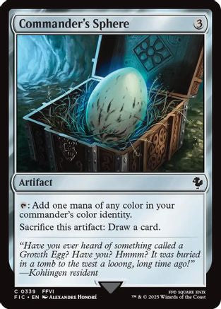 Commander's Sphere (Surge Foil) (FIC-339) - Commander: FINAL FANTASY Foil - Premium MTG Single from Wizards of the Coast - Just $0.37! Shop now at Game Crave Tournament Store