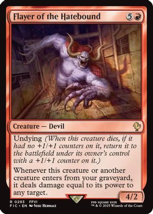 Flayer of the Hatebound (Surge Foil) (FIC-293) - Commander: FINAL FANTASY Foil - Premium MTG Single from Wizards of the Coast - Just $0.29! Shop now at Game Crave Tournament Store