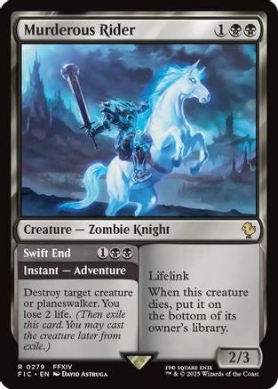 Murderous Rider (Surge Foil) (FIC-279) - Commander: FINAL FANTASY Foil - Premium MTG Single from Wizards of the Coast - Just $0.32! Shop now at Game Crave Tournament Store