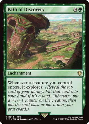 Game Crave Tournament Store - Path of Discovery (Surge Foil) (FIC-312) - Commander: FINAL FANTASY Foil Game Crave Tournament Store - Path of Discovery (Surge Foil) (FIC-312) - Commander: FINAL FANTASY Foil