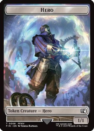 Game Crave Tournament Store - Hero (0008) // Treasure Double-Sided Token (FIN-8 // 23) - FINAL FANTASY Foil Game Crave Tournament Store - Hero (0008) // Treasure Double-Sided Token (FIN-8 // 23) - FINAL FANTASY Foil