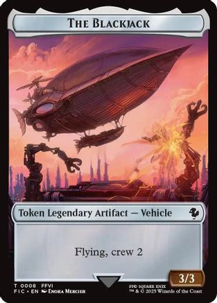 The Blackjack // The Monarch Double-Sided Token (Surge Foil) (FIC-8 // 11) - Commander: FINAL FANTASY Foil - Premium MTG Single from Wizards of the Coast - Just $0.41! Shop now at Game Crave Tournament Store