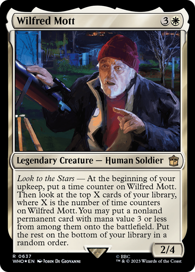 Wilfred Mott (WHO-637) - Doctor Who Foil - Premium MTG Single from Wizards of the Coast - Just $0.61! Shop now at Game Crave Tournament Store