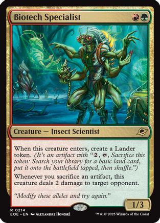 Biotech Specialist (EOE-214)