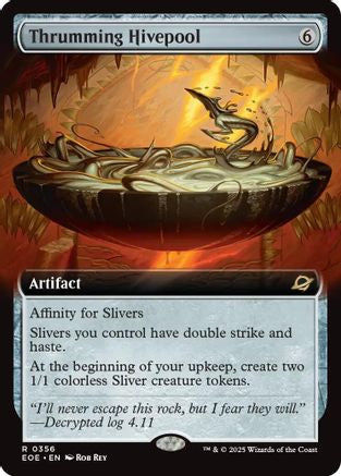 Thrumming Hivepool (Extended Art) (EOE-356) - Edge of Eternities