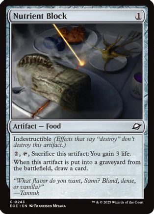 Nutrient Block (EOE-243) - Edge of Eternities Foil