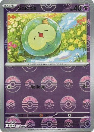 Solosis (Poke Ball Pattern) 37 - SV Black Bolt Holofoil