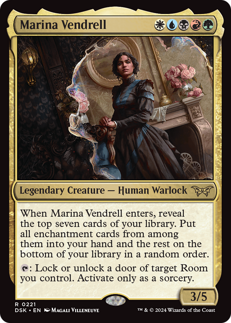 Marina Vendrell (DSK-221) - Duskmourn: House of Horror Foil - Premium MTG Single from Wizards of the Coast - Just $0.25! Shop now at Game Crave Tournament Store