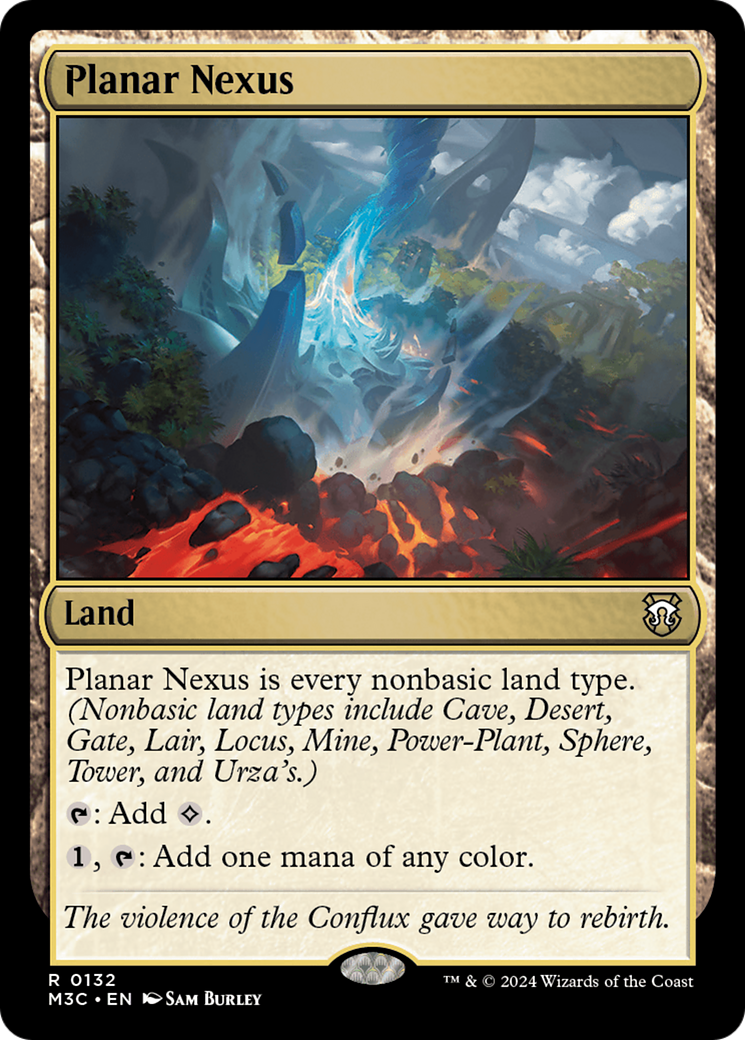Planar Nexus (M3C-132) - Modern Horizons 3 Commander Foil - Premium MTG Single from Wizards of the Coast - Just $2.50! Shop now at Game Crave Tournament Store