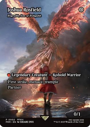 Joshua Rosfield - Rograkh, Son of Rohgahh (Borderless) (MFP-002) - MagicFest Cards Foil