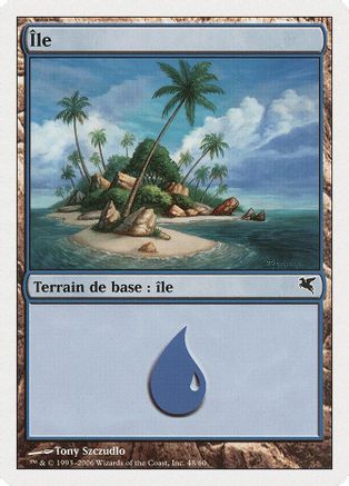 Island (French) - "Ile" (H48) (PSAL-H48) - Magic Encyclopedia 2005 (Salvat/Hachette)