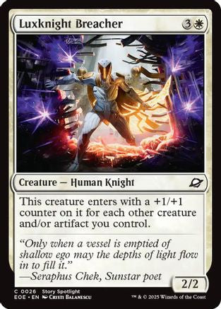 Luxknight Breacher (EOE-026) - Edge of Eternities Foil
