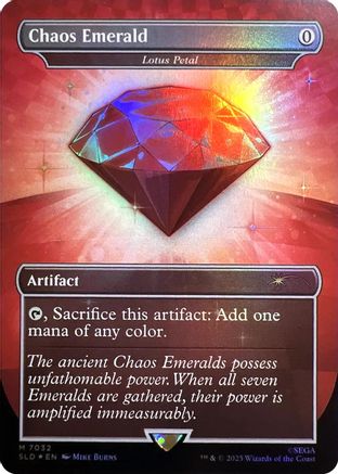 Chaos Emerald - Lotus Petal (7032) (SLD-7032) - Secret Lair Drop Series Foil