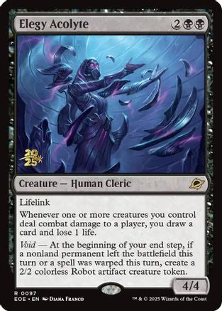 Elegy Acolyte (PRE-097) - Prerelease Cards Foil