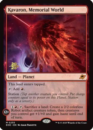 Kavaron, Memorial World (PRE-255) - Prerelease Cards Foil