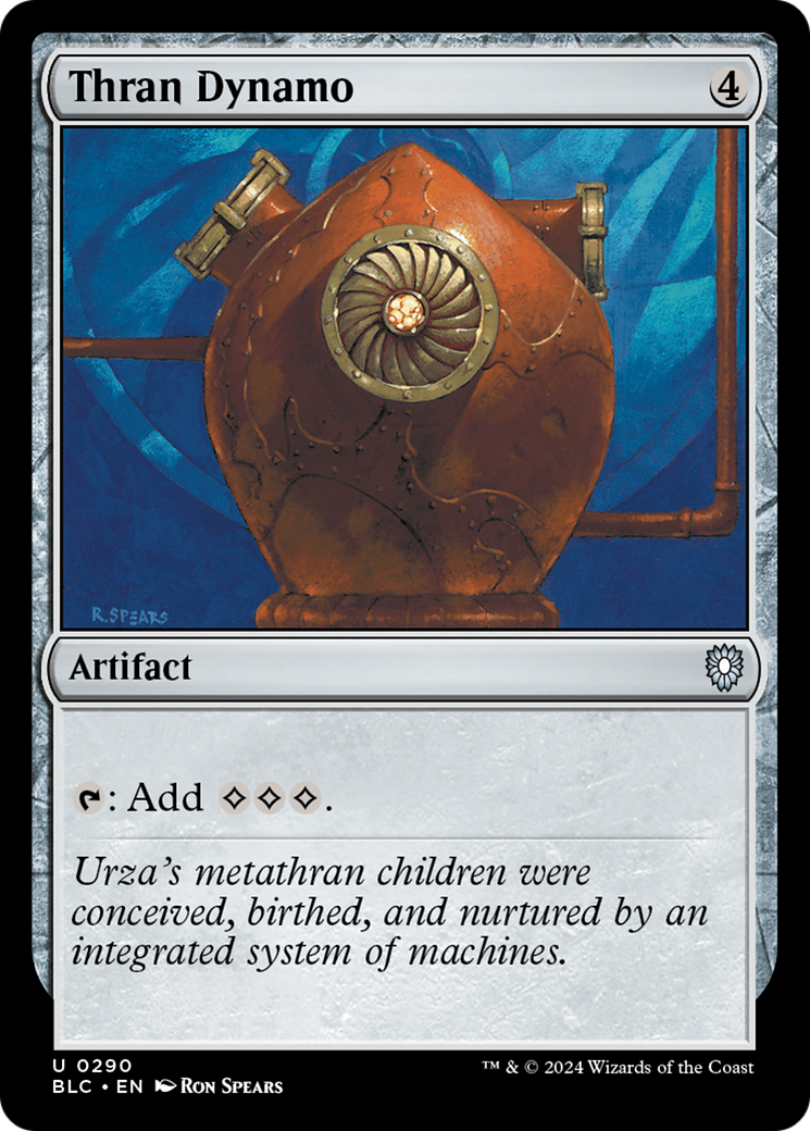 Thran Dynamo (BLC-290) - Bloomburrow Commander - Premium MTG Single from Wizards of the Coast - Just $1.91! Shop now at Game Crave Tournament Store