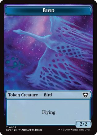 Bird // Pest Double-Sided Token (EOC-3 // 9) - Commander: Edge of Eternities Foil