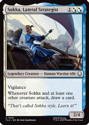Sokka, Lateral Strategist (TLA-241) - Avatar: The Last Airbender Foil