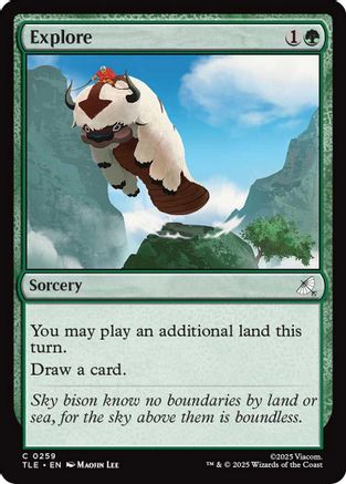 Explore (TLE-259) - Avatar: The Last Airbender: Eternal-Legal Foil