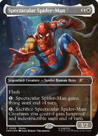 Spectacular Spider-Man (Borderless) (MEDIA-002) - Media Promos Foil