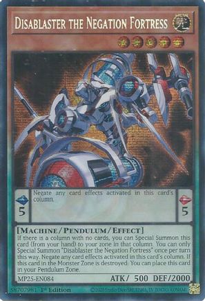 Disablaster the Negation Fortress (MP25-EN084) - 2025 Mega-Pack 1st Edition