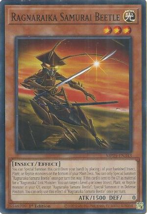 Ragnaraika Samurai Beetle (MP25-EN343) - 2025 Mega-Pack 1st Edition